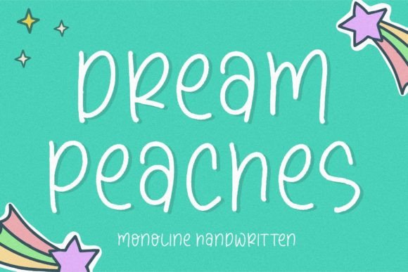 Dream Peaches Font – Elegant Handwritten Typography