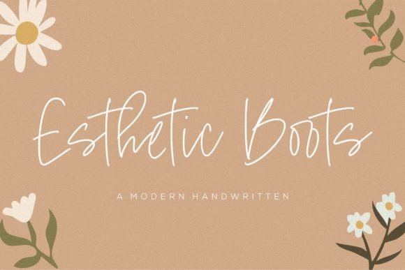 Esthetic Boots – A Clean Handwritten Font for Modern Design