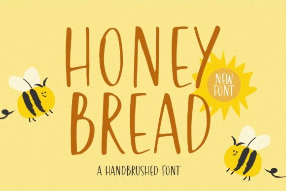 Honey Bread Font: The Handbrushed Typeface Designers Love
